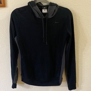Nike Dri-Fit hoodie.  Black/Gray - medium